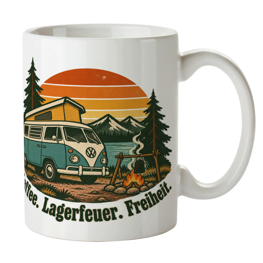 Gemütliche Camping Tasse für Camper mit Retro-Campervan|p:2014907|h:69128b156443bec4ca1992b37779986b