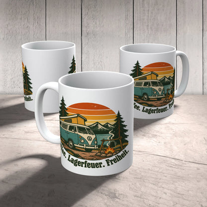 Gemütliche Camping Tasse für Camper mit Retro-Campervan|p:2014907|h:dd500e1dd5a558ddafcce3e78c754889