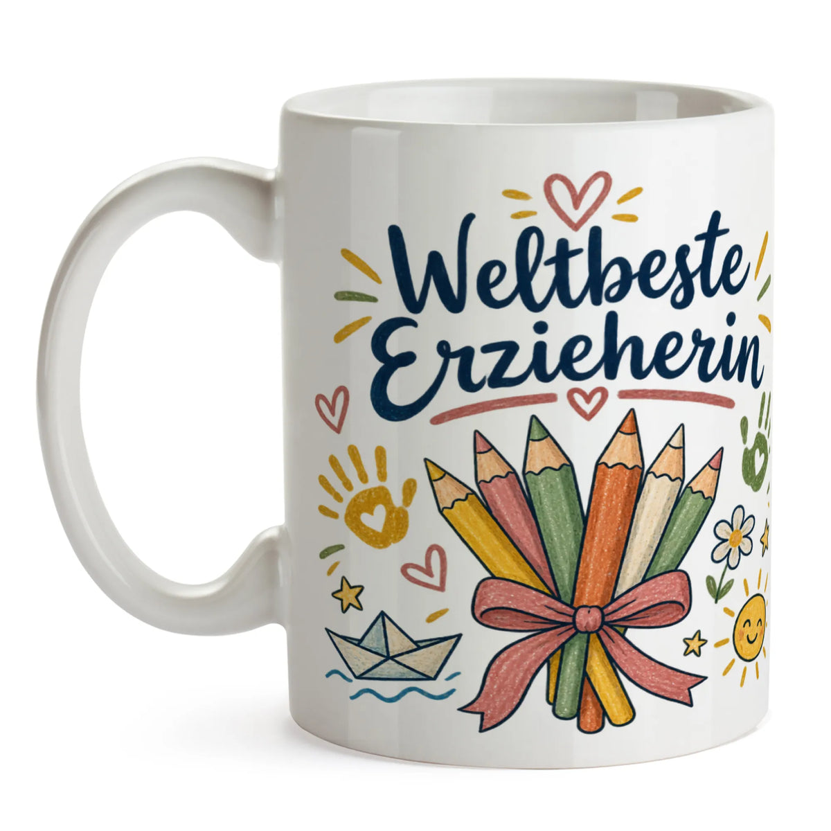 Liebevolle Tasse für Erzieherin mit Buntstiftstrauß|p:2014910|h:1108550901699fa8f6ad1e4c0455e257