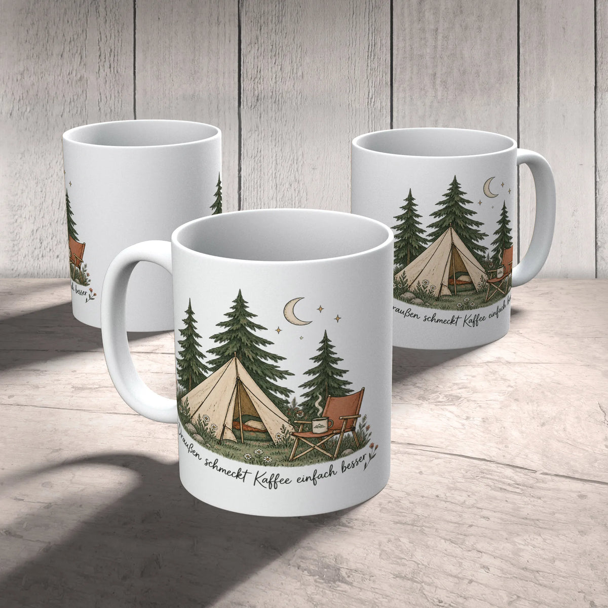 Gemütliche Camping Tasse mit Zelt und Mondsichel|p:2014911|h:e461fdfbc829fff564b13f18e8556462