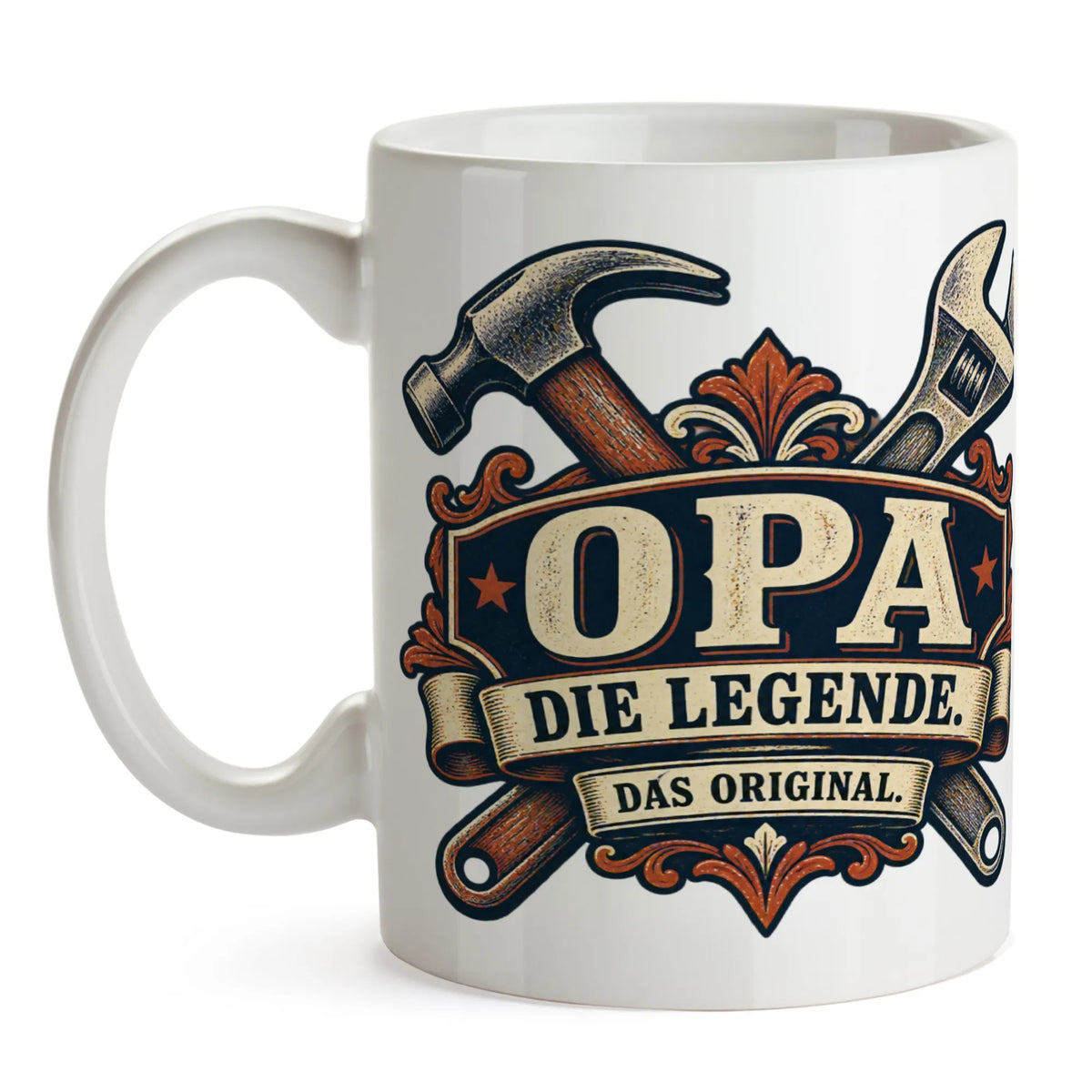 Coole Kaffeetasse für Opa mit Hammer und Schraubenschlüssel|p:2014915|h:4f586c4e6203b228ae81c9146fcc6c6d