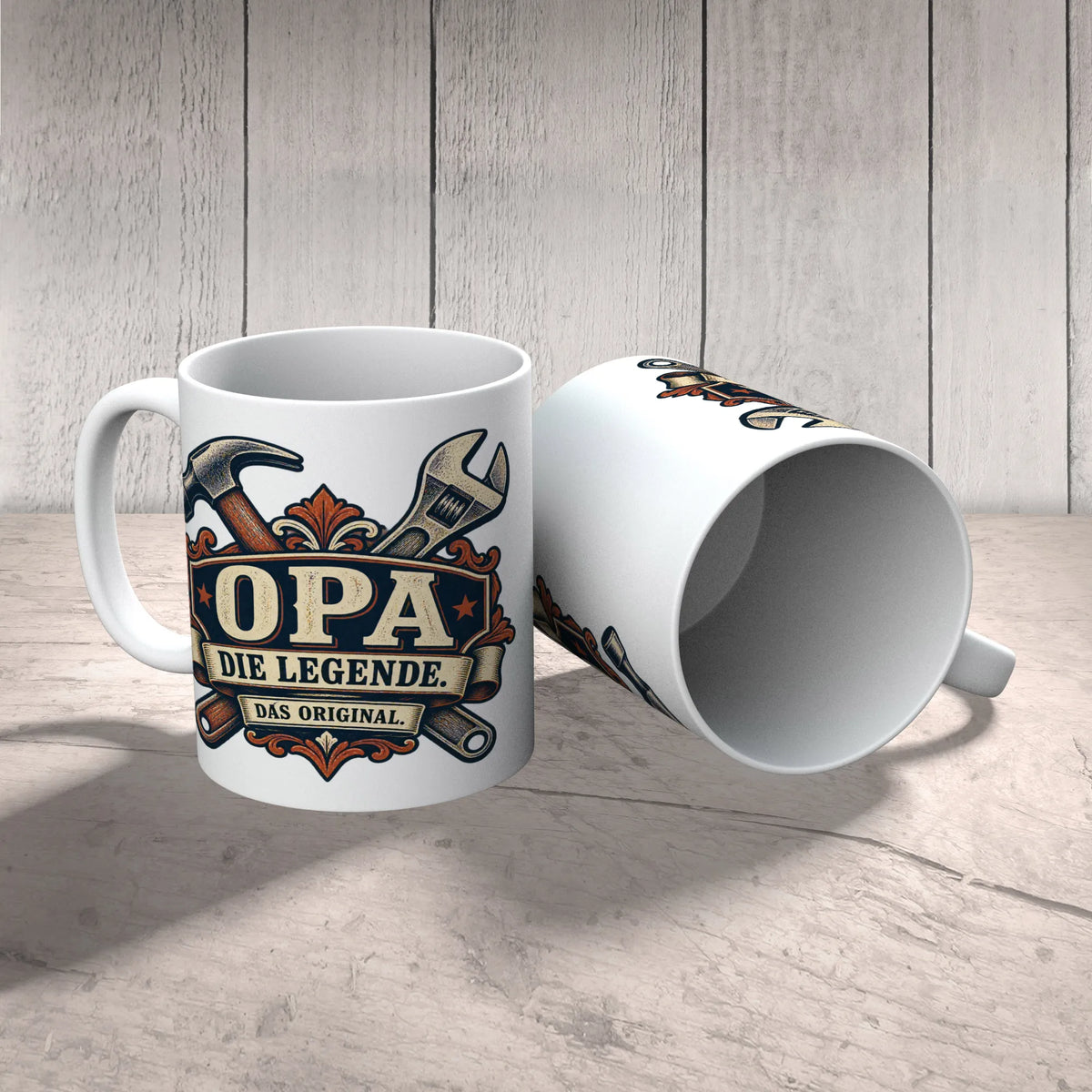 Coole Kaffeetasse für Opa mit Hammer und Schraubenschlüssel|p:2014915|h:50658c68f22a2a4a12a33c9a3b10b5b7