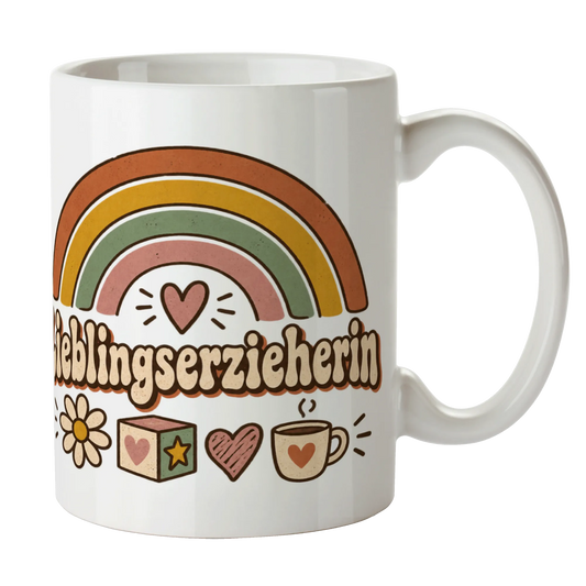 Liebevolle Tasse für Erzieherin mit Regenbogen|p:2014927|h:4a2133cd16ea2f2decfe4500630135a2