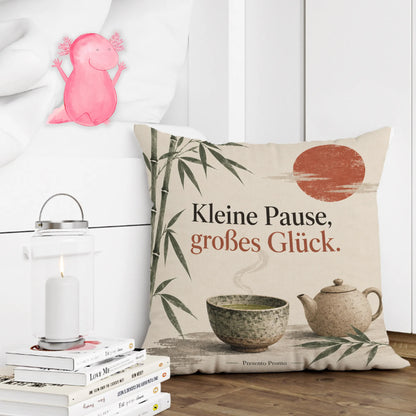 Gemütliches japanisches Kissen für Teeliebhaber mit Teeschale|p:2014928|h:6e7d35dfbbdaee0bd0220987e75b10d3