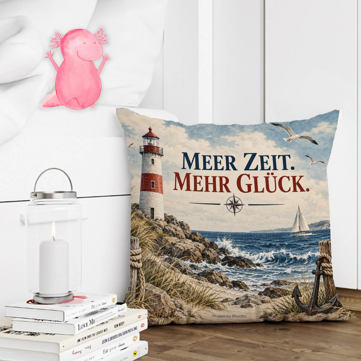 Gemütliches Maritimes Kissen mit Leuchtturm für Meerliebhaber|p:2014930|h:4baa0488cfebc0d6f75d0f02efcf02f1