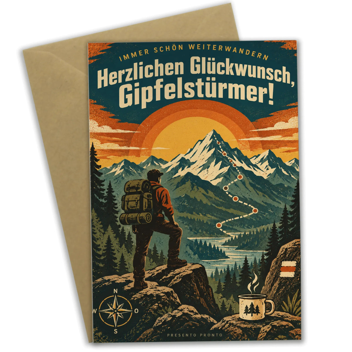 Lustige Geburtstagskarte zum Wandern mit Bergposter|p:2014940|h:eb562494778e0a1e4346a97bbfa45063