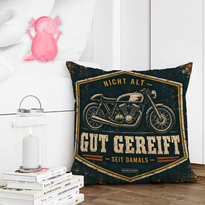 Lustiges Vintage Kissen für Motorradfans mit Café-Racer|p:2014942|h:8fb1fb4262a60650574148c3962dc1c8
