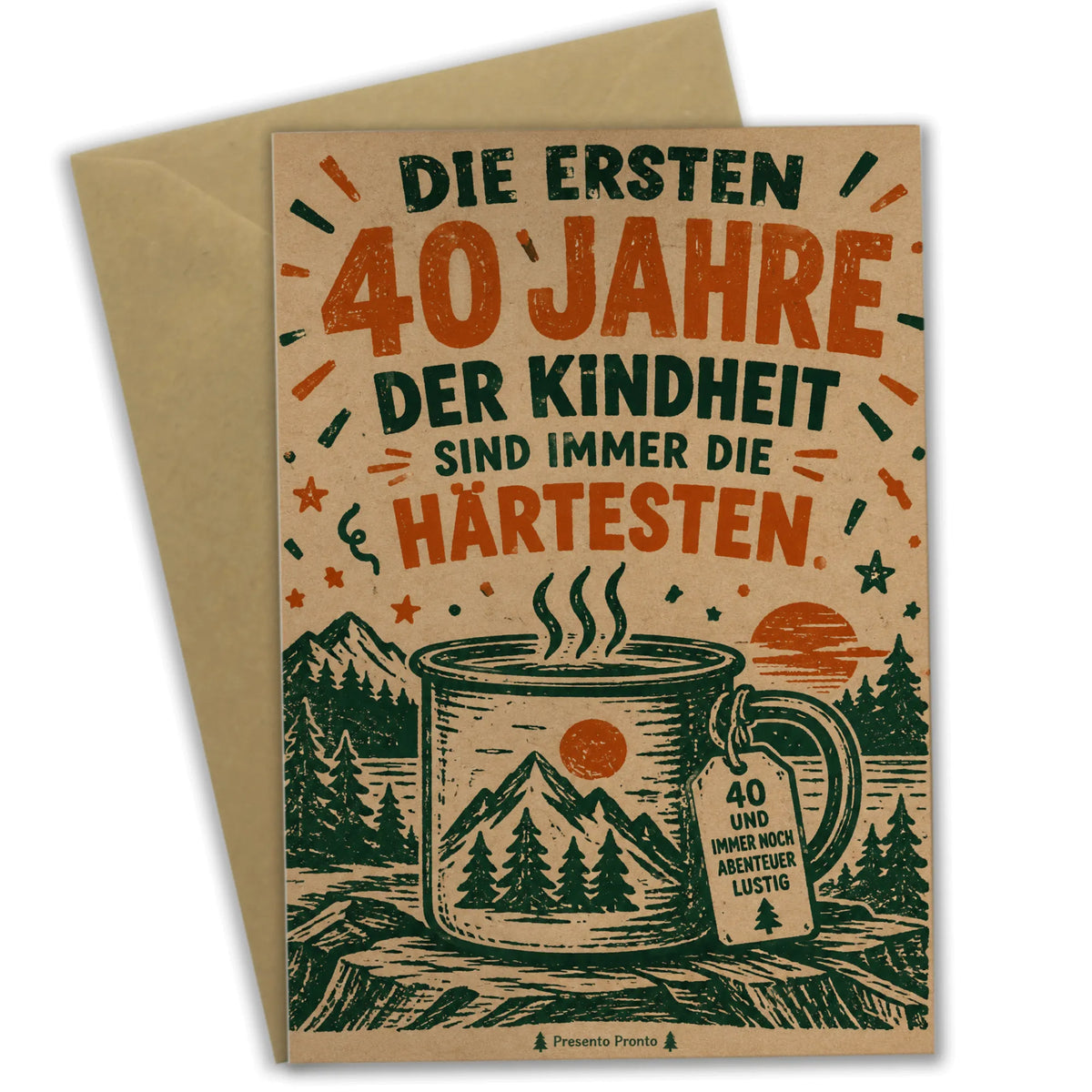 Lustige Geburtstagskarte für Männer zum 40. mit Campingbecher|p:2014943|h:7a5d92821a7ab5037d81abd5317c954e