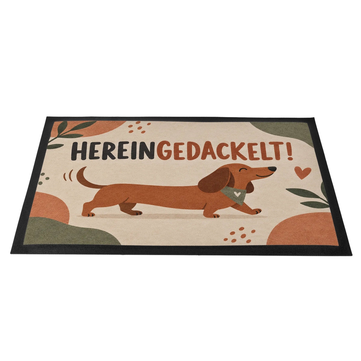 Lustige Fußmatte für Dackelbesitzer mit Dackel|p:2014948|h:cb024f132d4047bc454dcf024f54ba72