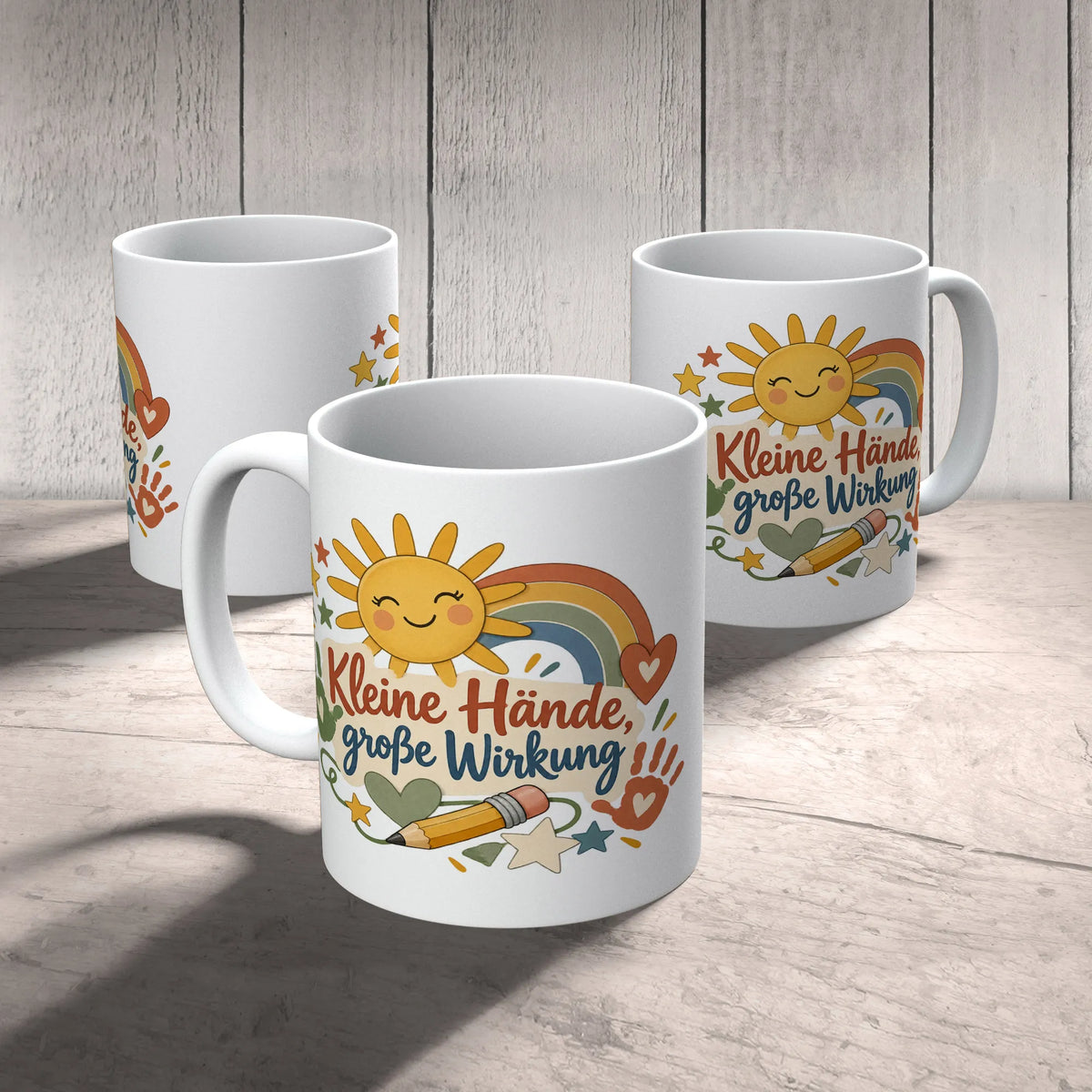 Liebevolle Tasse für Erzieher mit lächelnder Sonne|p:2014959|h:819df3ca79b0183ed5a6f8d43d051528