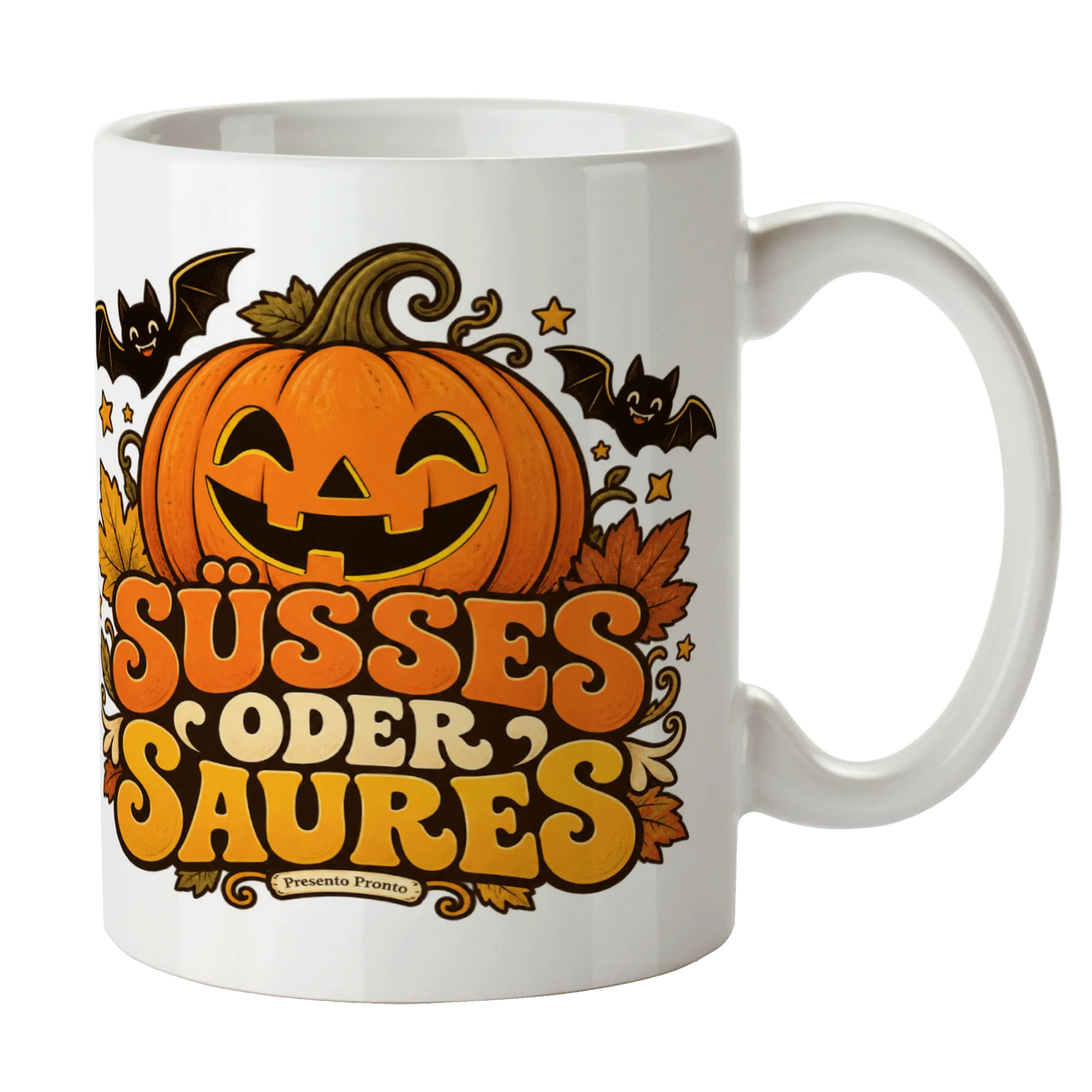 Lustige Halloween Tasse mit freundlichem Kürbis|p:2014972|h:2822a2c3aafe57e32aea2b0fe6cc79f9
