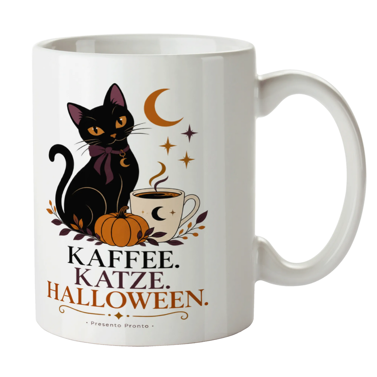 Lustige Halloween-Tasse mit schwarzer Katze|p:2014973|h:565f283ccf590d4d91c67f1e15a5f490