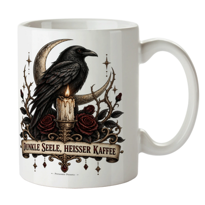 Düstere Halloween Tasse mit Rabe für Goth Fans|p:2014974|h:b38f63f98768ff5e21d99acb643e0e7a