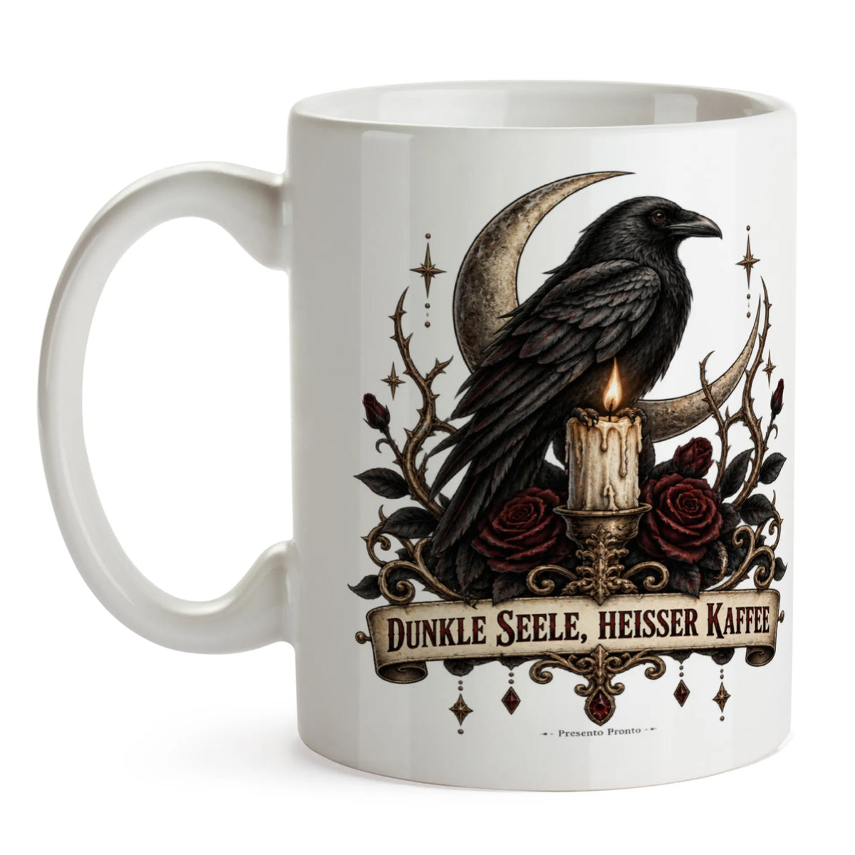 Düstere Halloween Tasse mit Rabe für Goth Fans|p:2014974|h:eae518dc298ee7de5af621b7b157b25b