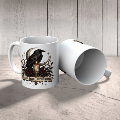 Düstere Halloween Tasse mit Rabe für Goth Fans|p:2014974|h:d7a9af79bd1b05d0ea391b0c86cca528