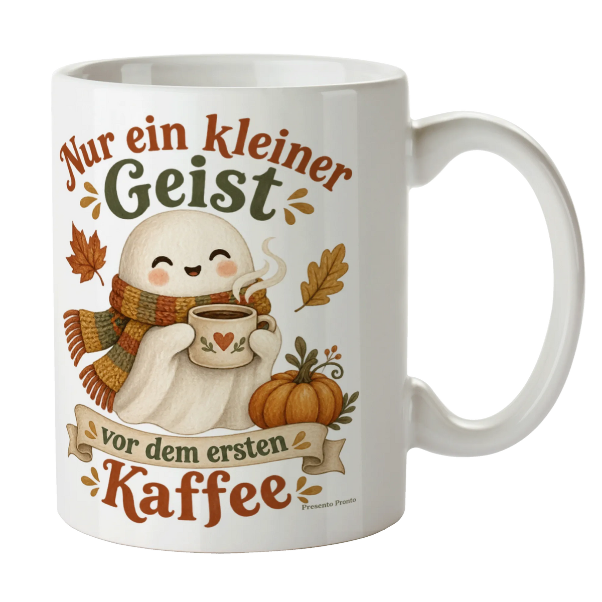 Lustige Halloween Tasse mit gemütlichem Geist|p:2014977|h:a6d107ff6953c92028b3b4c9f1f711e6
