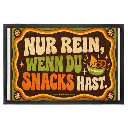 Lustige Fußmatte mit Spruch und Snackschüssel für Gäste|p:2014992|h:507915cb27d88b6b8316c640ab1dab96