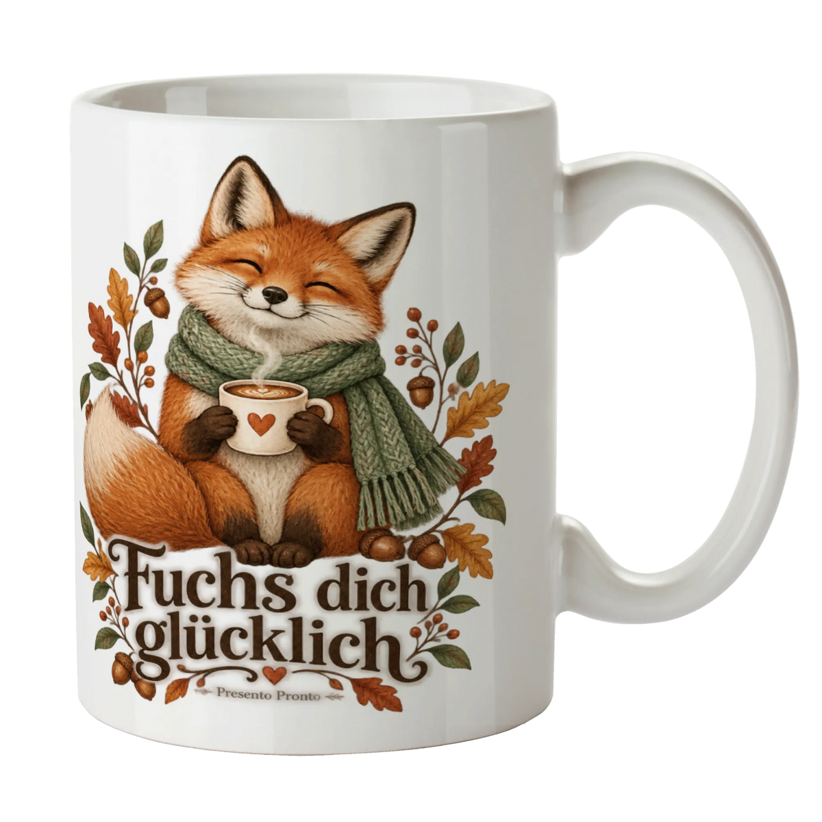 Lustige Tasse mit Fuchs im Schal für Fuchsfans|p:2015000|h:343954e2af520ad3769240e74a1f4669