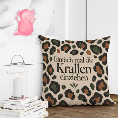 Lustiges Leo Kissen für Freundin mit Leopardenmuster|p:2015005|h:05e8232e5c37c3eed90b3b4d2ce00273