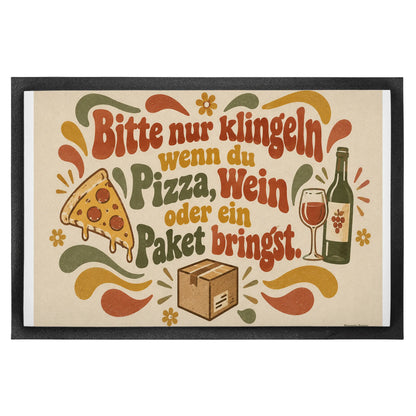 Lustige Fußmatte mit Spruch für Pizzaliebhaber|p:2015008|h:bfa2255843827154a8cf2cde25c01d6b