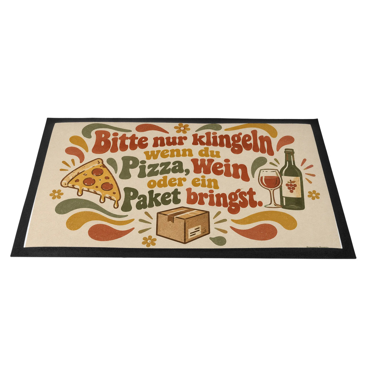 Lustige Fußmatte mit Spruch für Pizzaliebhaber|p:2015008|h:247520505d903c27a4f9c92b729d061e