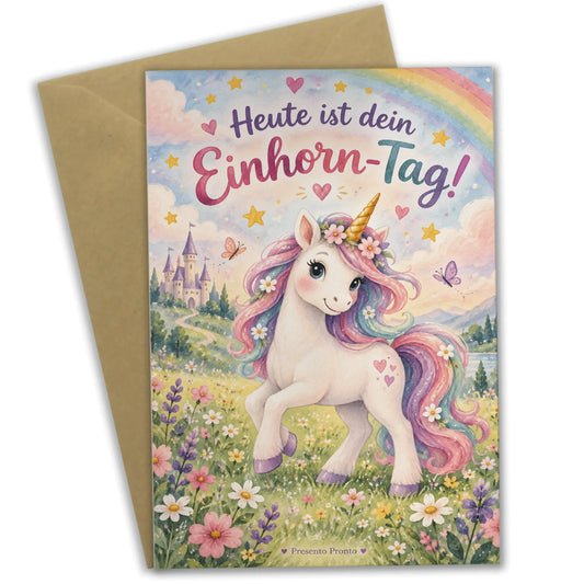 Süße Geburtstagskarte mit Einhorn für Mädchen|p:2015016|h:b845a4699eb1e50c6f15ebba6f201936