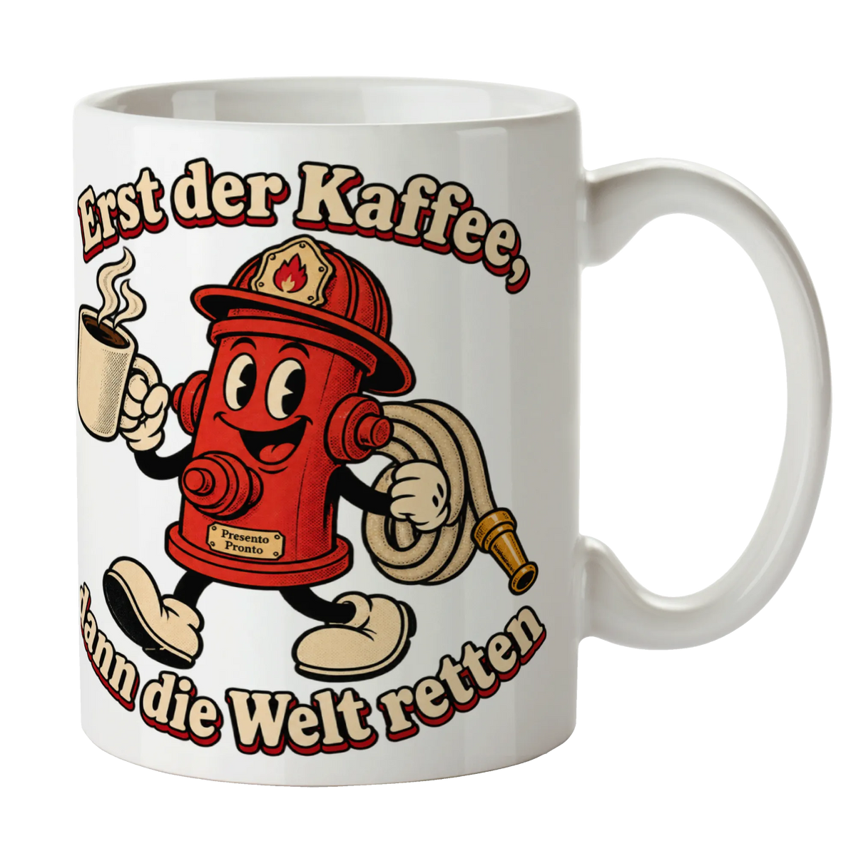 Lustige Tasse für Feuerwehrleute mit Hydrant|p:2015017|h:d5a17546d5496305b1a5df96287856c1