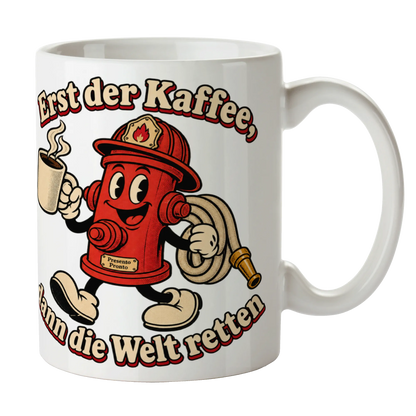 Lustige Tasse für Feuerwehrleute mit Hydrant|p:2015017|h:d5a17546d5496305b1a5df96287856c1