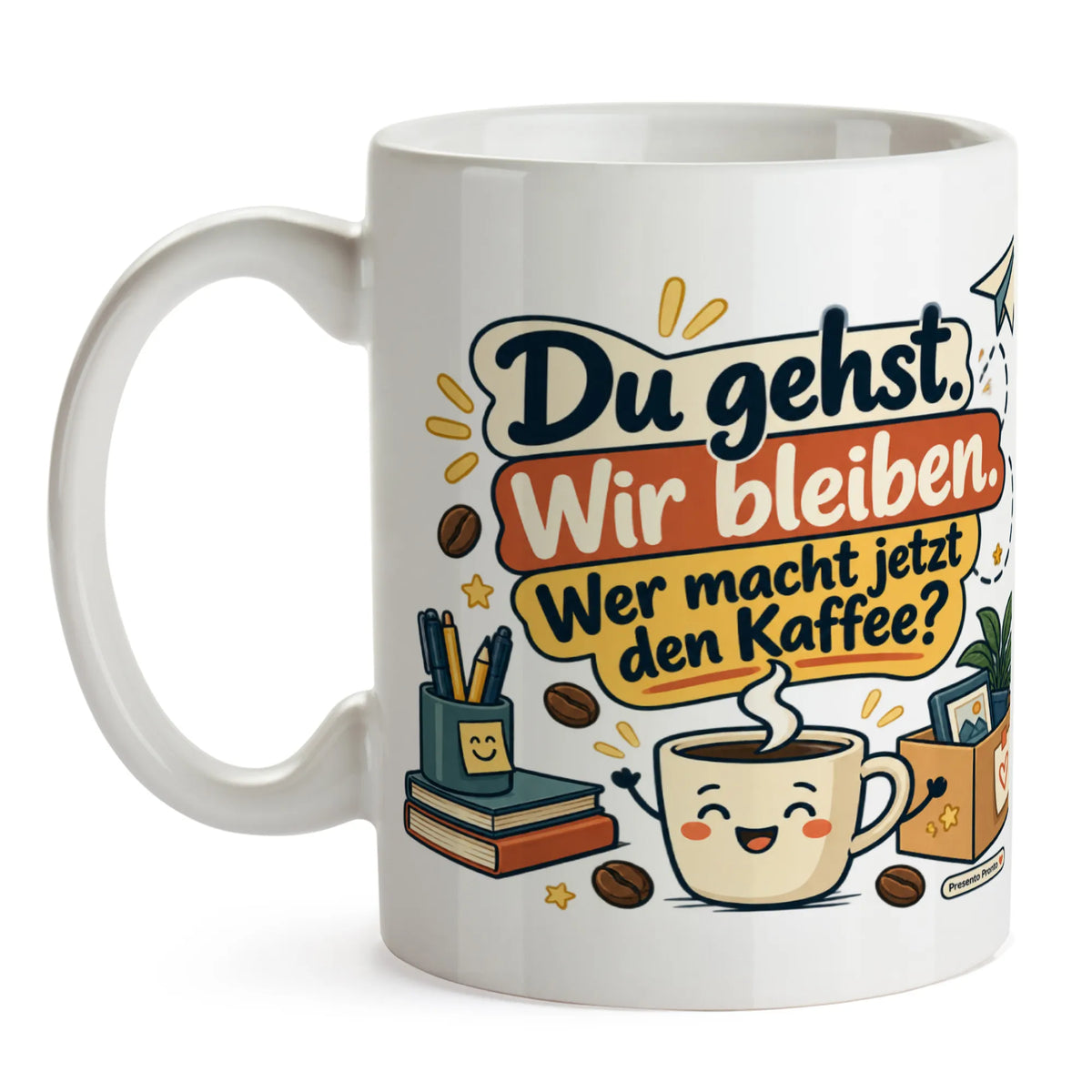 Lustige Tasse zum Abschied für Kollegen mit Büroszene|p:2015018|h:39da4920890a246c4f557fa11fcbe6e1