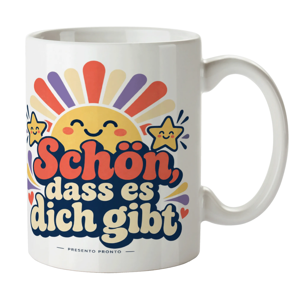 Herzliche Tasse Schön dass es dich gibt mit Sonne für Lieblingsmenschen|p:2015019|h:8d47dd11a5ace36c95ca2692d162f46b