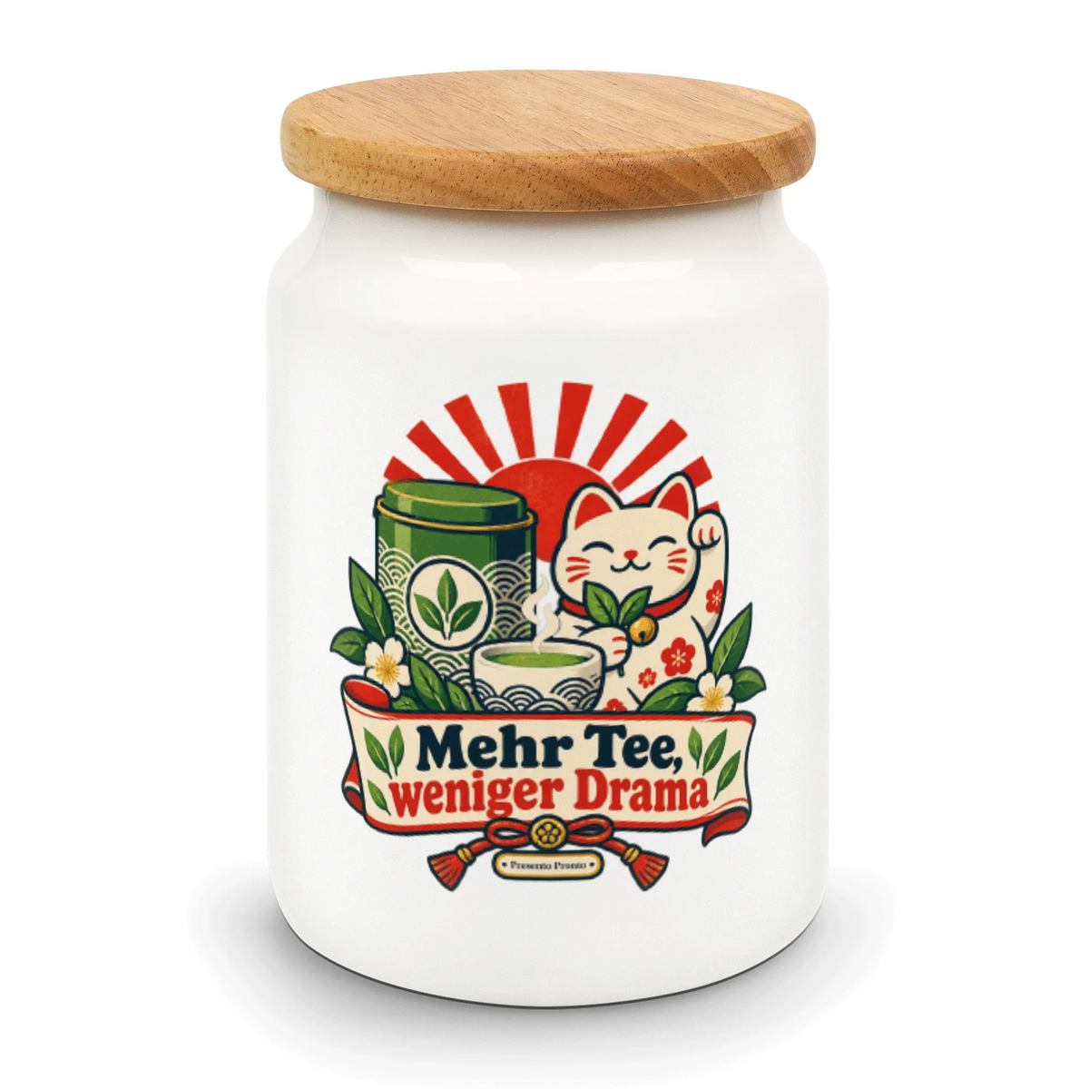Lustige japanische Teedose für Teefans mit Glückskatze|p:2015020|h:b9854cdcbf6e98883032b2a94e3b5c75