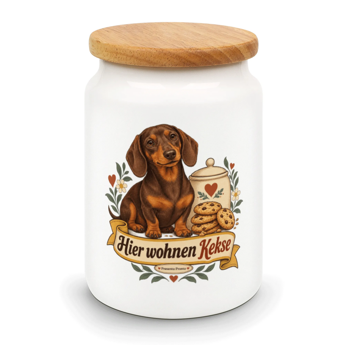 Lustige Keksdose für Hunde mit Dackel|p:2015022|h:ea846cbd77d6ef75ee64704363813357