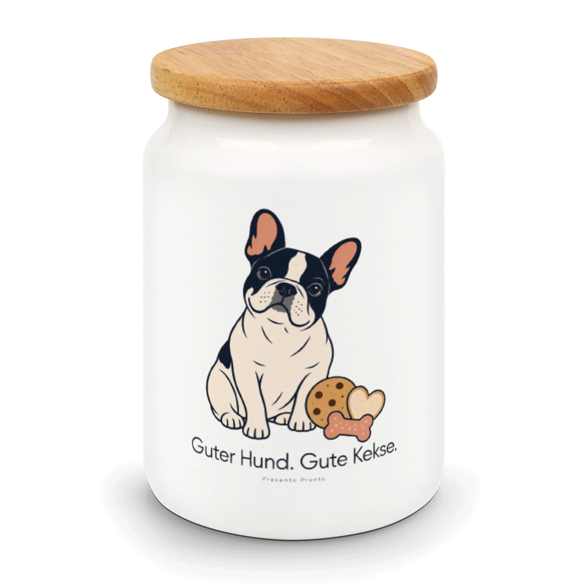 Lustige Keksdose für Hunde mit Französischer Bulldogge|p:2015023|h:94bc1374605069555244c892ec645202