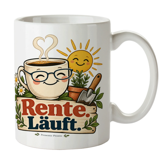 Lustige Tasse für Rentner mit Gartenschaufel und Sonne|p:2015035|h:41ea0b424377ed1520be55467dd7dec2
