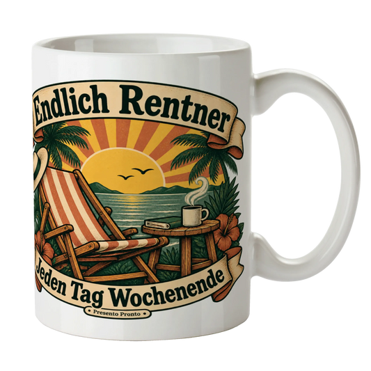 Lustige Tasse für Rentner mit Liegestuhl|p:2015037|h:1a3da2b9557ed8e4adda799d7ba694b9
