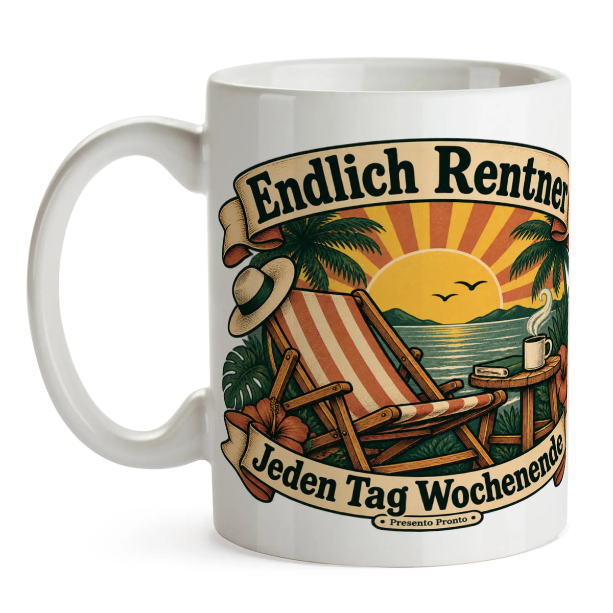 Lustige Tasse für Rentner mit Liegestuhl|p:2015037|h:d515a902e64b50aada00b2db2b2562e5