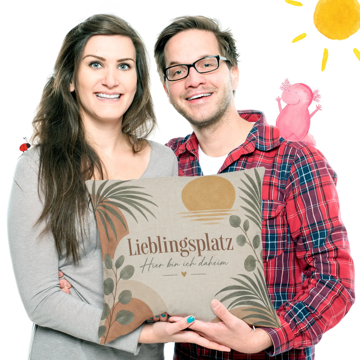 Gemütliches Kissen für den Lieblingsplatz mit Palmblättern|p:2015038|h:2b5dd4206987e13269353f4950631c7e