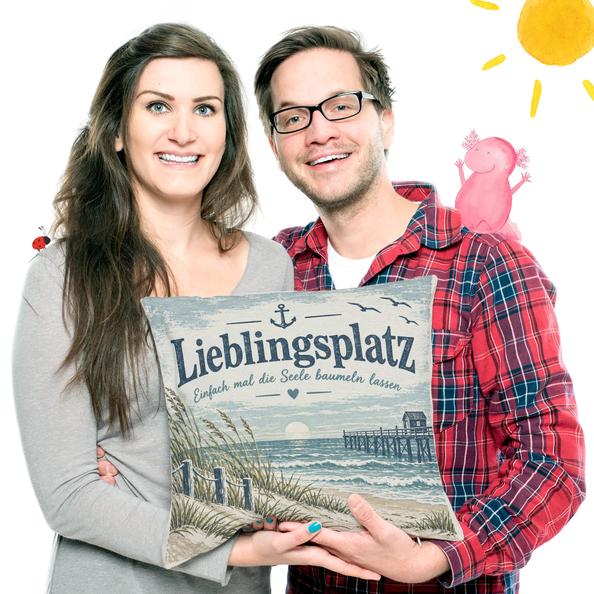 Gemütliches Kissen für den Lieblingsplatz mit Steg am Meer|p:2015039|h:7e64088f4cc56413ba7999954071f996