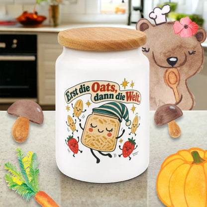 Lustiger Behälter für Overnight Oats mit Haferglas für Fans|p:2015041|h:3270ea5e9e9f6c8c02c8757b9f92ec88