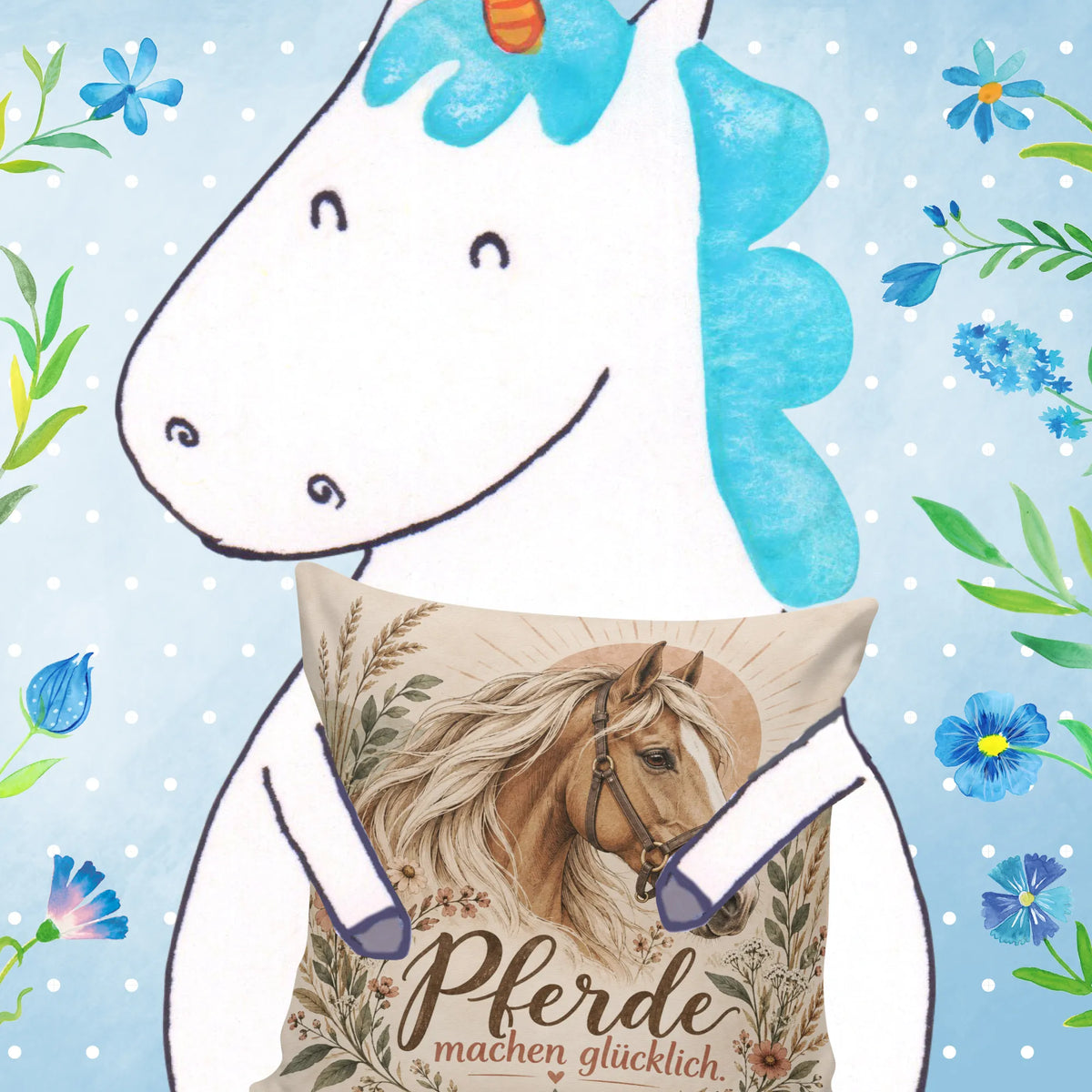 Herzliches Kissen mit Pferd für Pferdeliebhaber|p:2015061|h:a414d16dc68e6c4dc452dcf610c328a1