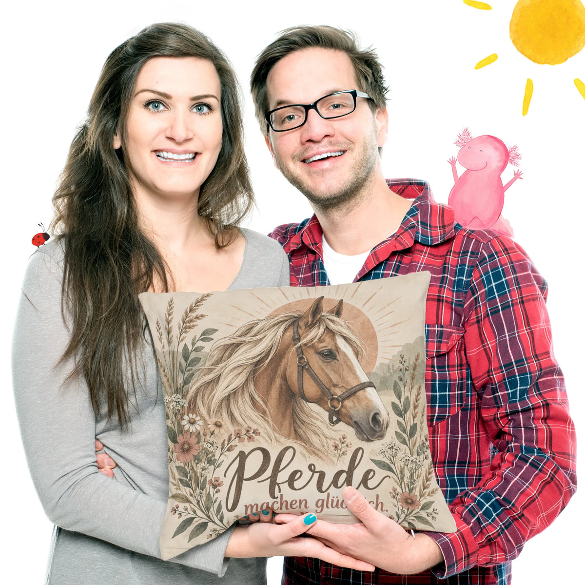 Herzliches Kissen mit Pferd für Pferdeliebhaber|p:2015061|h:5ea7dfdc2d7e9fb743ffdd59177bca5b