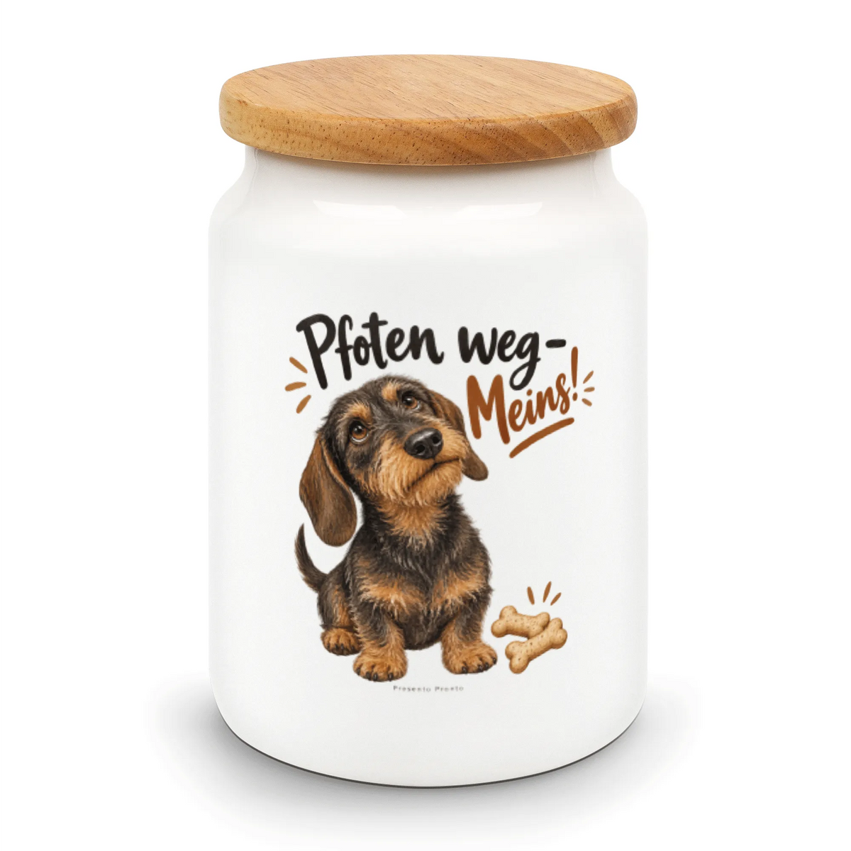 Lustige Keksdose für Hundebesitzer mit verspieltem Dackel|p:2015065|h:4ab3b13938b05c0fa241ad2b6f459eca