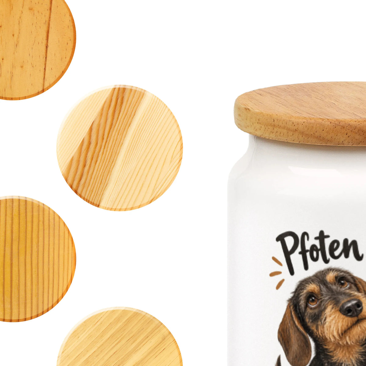 Lustige Keksdose für Hundebesitzer mit verspieltem Dackel|p:2015065|h:7cd75b96c918b423b667d73f65a7f598