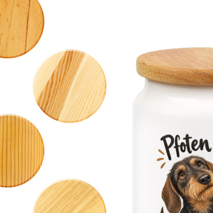 Lustige Keksdose für Hundebesitzer mit verspieltem Dackel|p:2015065|h:7cd75b96c918b423b667d73f65a7f598
