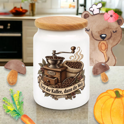 Lustiger Kaffeebohnenbehälter für Kaffeeliebhaber mit Kaffeemühle|p:2015067|h:d26783664da8af5ce4572ebf8f3b2d82