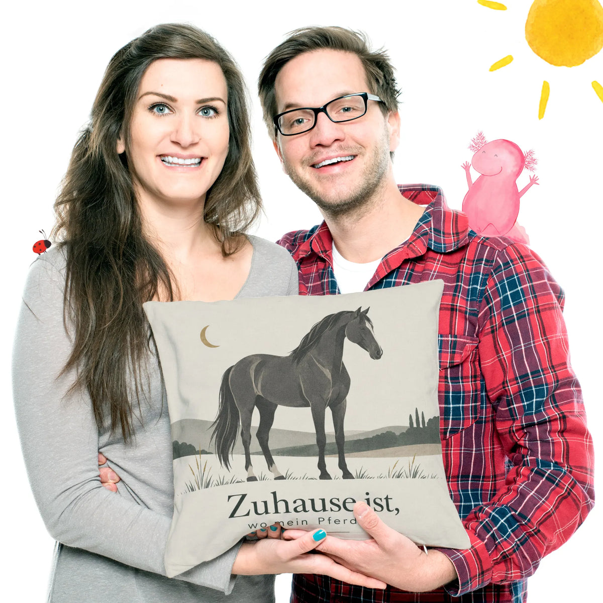 Gemütliches Kissen mit Pferd für Pferdeliebhaber|p:2015068|h:68bf43f2e06d7d29a651bdc5dd56fce4
