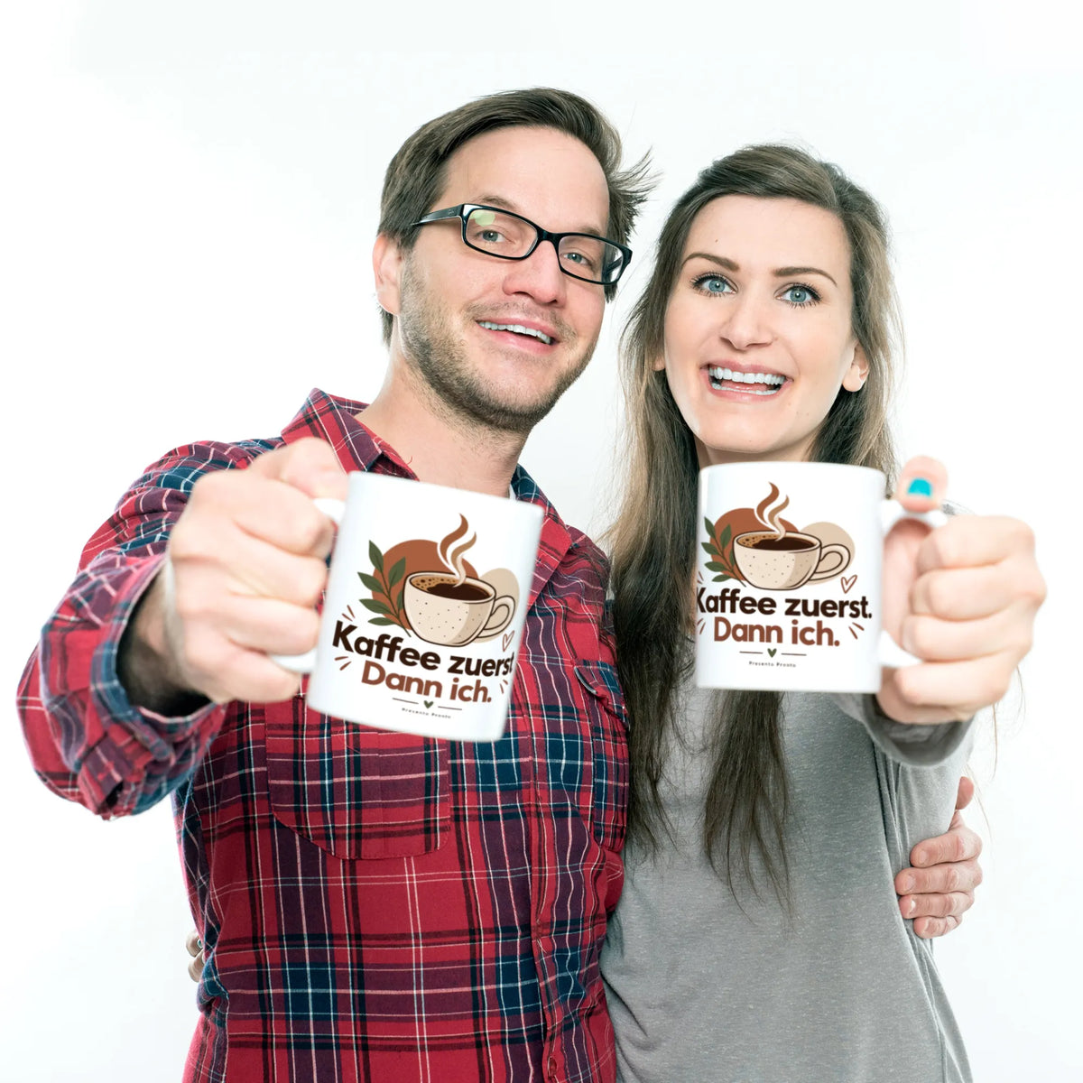 Lustige Kaffeetasse für Kaffeeliebhaber mit Becher in Salbeigrün|p:2015070|h:768bef85ab9349aafbf26501ffc04278
