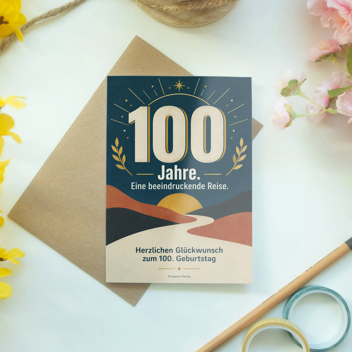 Würdevolle Glückwunschkarte zum 100. Geburtstag mit Zahl 100|p:2015078|h:1093e77821f48d52ed37525a2906bba2