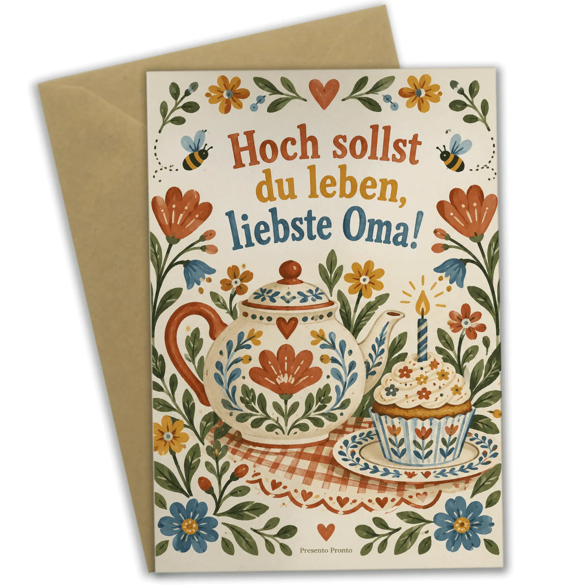Herzliche Geburtstagskarte für Oma mit Teekanne|p:2015131|h:cf58724db2ff3aa8580672e2338c43cc