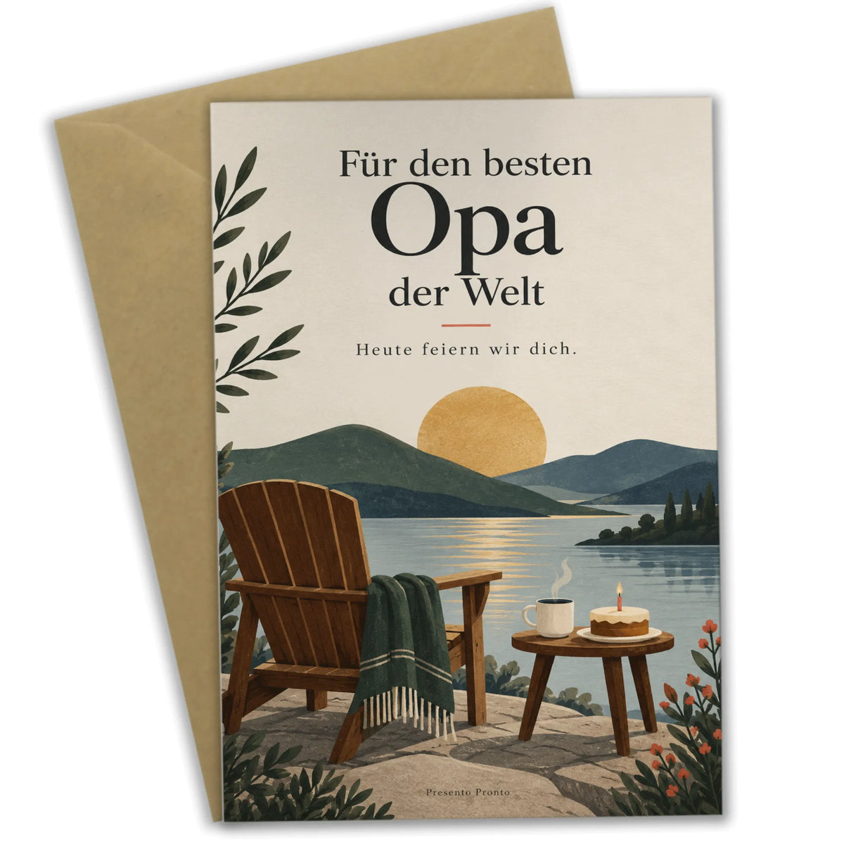 Herzliche Geburtstagskarte für Opa mit goldener Sonne|p:2015143|h:d35d2e71413efacc3fbcb6a6b4ea083b